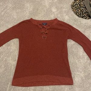 American Eagle red sweater